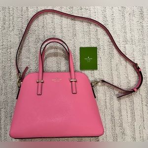 Kate Spade Cedar Street Maise Satchel. Bright bubblegum pink.